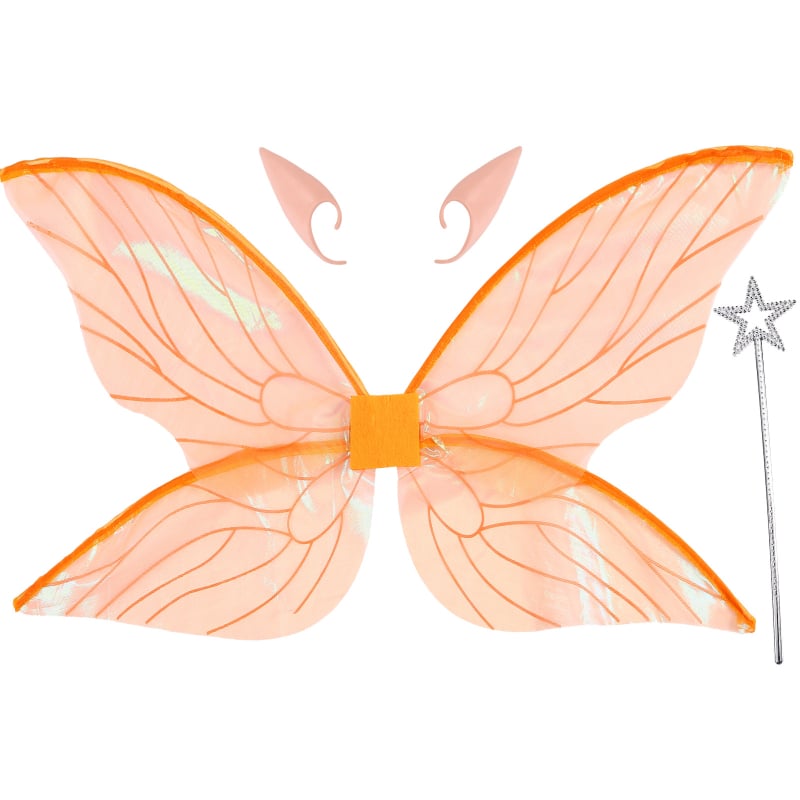 Φτερά αγγέλου – αξεσουάρ μακιγιάζ, ύφασμα, ραμμένα, κατάλληλα για παιδιά και ενήλικες, συσκευασμένα σε OPP σακούλα