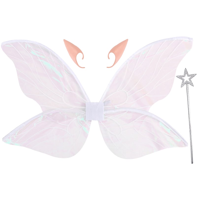 Φτερά αγγέλου – αξεσουάρ μακιγιάζ, ύφασμα, ραμμένα, κατάλληλα για παιδιά και ενήλικες, συσκευασμένα σε OPP σακούλα