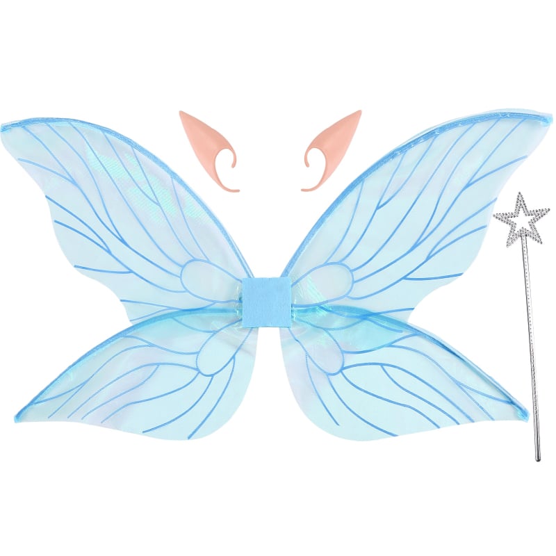 Φτερά αγγέλου – αξεσουάρ μακιγιάζ, ύφασμα, ραμμένα, κατάλληλα για παιδιά και ενήλικες, συσκευασμένα σε OPP σακούλα