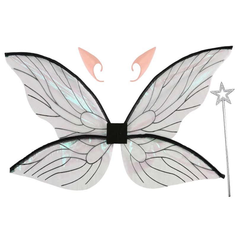 Φτερά αγγέλου – αξεσουάρ μακιγιάζ, ύφασμα, ραμμένα, κατάλληλα για παιδιά και ενήλικες, συσκευασμένα σε OPP σακούλα