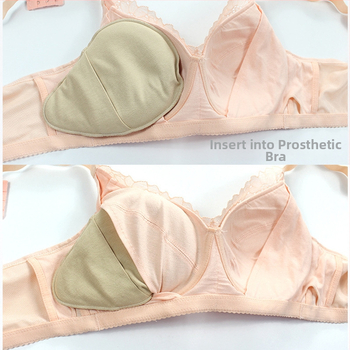 Ivanky дишаща тънка памучна протезна подложка за гърди