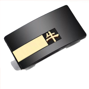 Curea de bărbați din piele naturală, cu motiv zodiac, cataramă din plastic, închidere cu șnur, lățime subțire