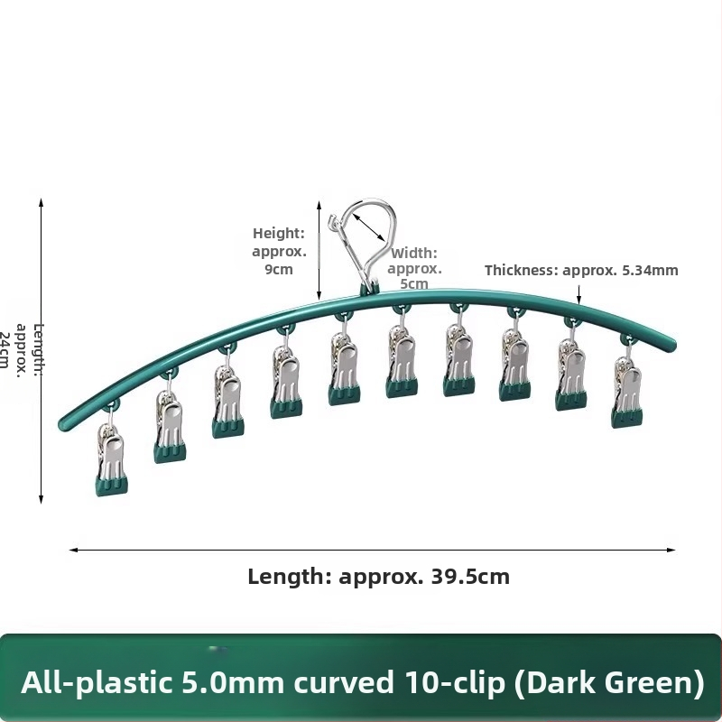 Cinka sakausējuma zeķu kniedes ar izliekto žāvēšanas statīvu, daudzklipu, neizstiepjams, mūsdienīgs minimālisma stils