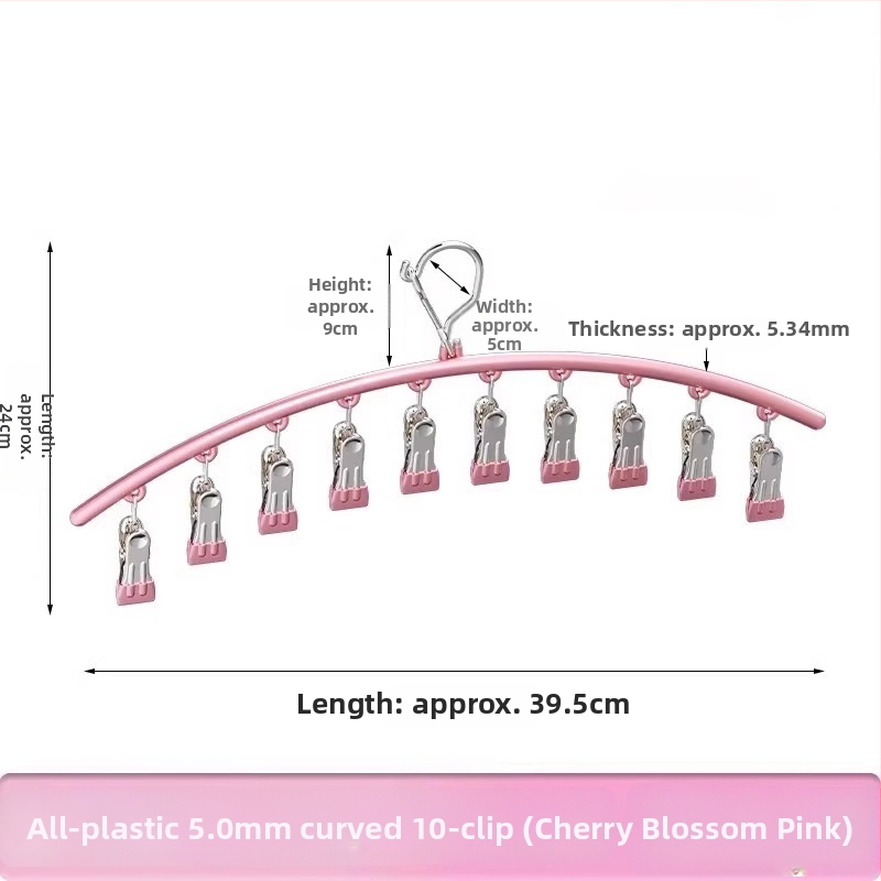 Cinka sakausējuma zeķu kniedes ar izliekto žāvēšanas statīvu, daudzklipu, neizstiepjams, mūsdienīgs minimālisma stils