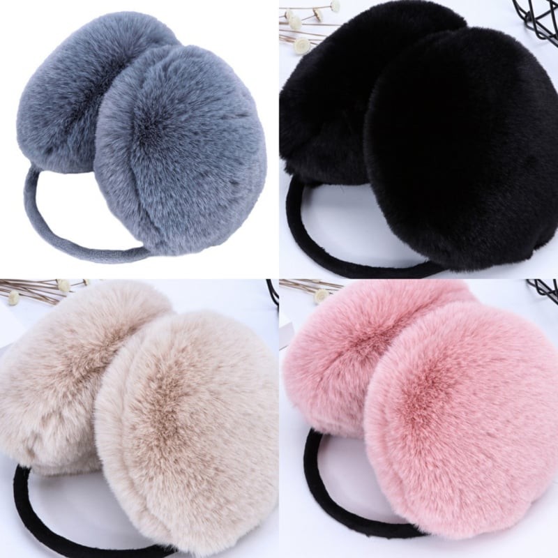 Unisex kašmiera ausu sargi, pūkaini, biezāki ziemas siltumam, ar karikatūras rakstu