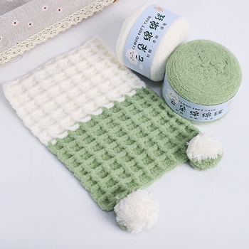 Ručna worsted Milk Mousse Cotton pređa – 5 niti, oblako-meka, grupno vlakno za tkanje