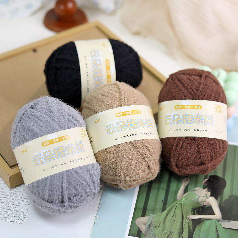 Kézi kötéshez való kevert fonal, finom sodrás, csoport fonal, Hebei eredet