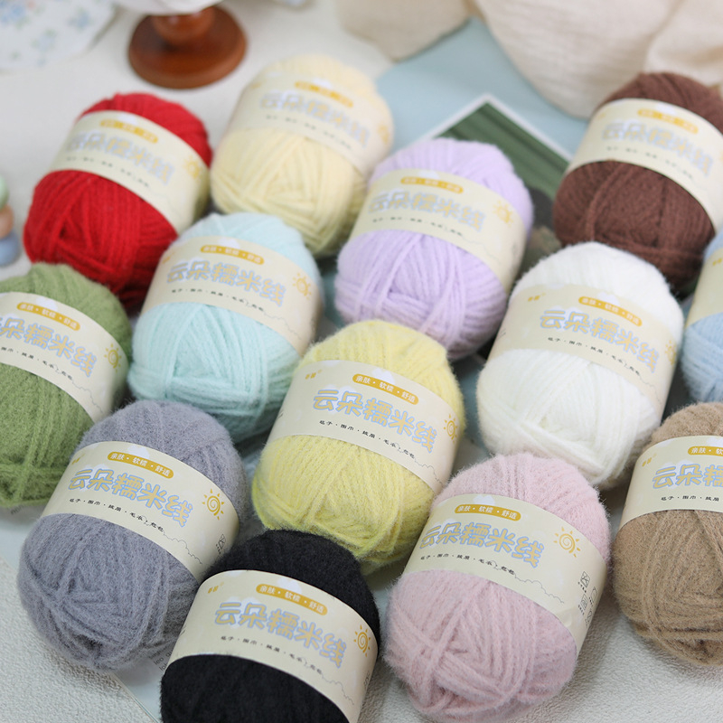 Kézi kötéshez való kevert fonal, finom sodrás, csoport fonal, Hebei eredet