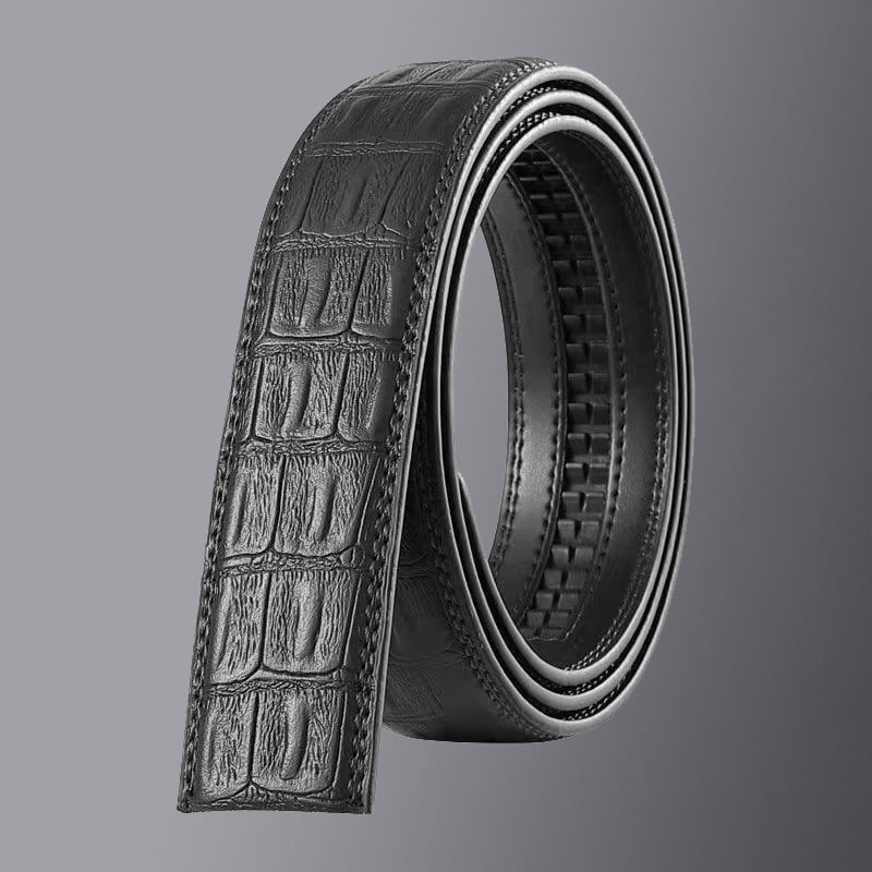 Vīriešu automātiskā jostas sprādze no sakausējuma, elipses formas sprādze, četru lapu dobil ražojums, biznesa stils