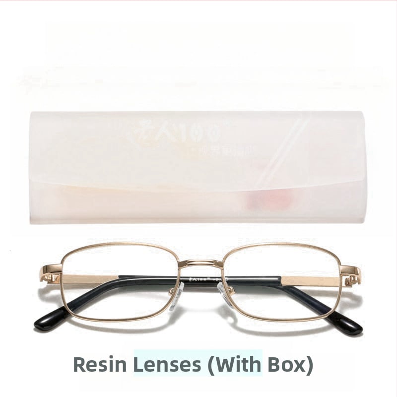 Lasīšanas briļļas, retro, metāla pilnais rāmis, lēcas no sveķiem, pret zilās gaismas, fotokromiskas, asfēriskas