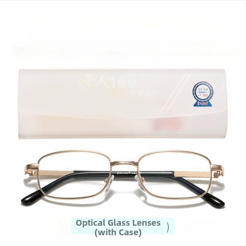 Lasīšanas briļļas, retro, metāla pilnais rāmis, lēcas no sveķiem, pret zilās gaismas, fotokromiskas, asfēriskas