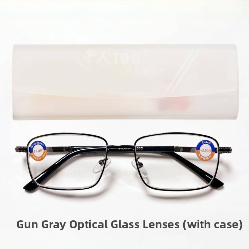 Lasīšanas briļļas, retro, metāla pilnais rāmis, lēcas no sveķiem, pret zilās gaismas, fotokromiskas, asfēriskas