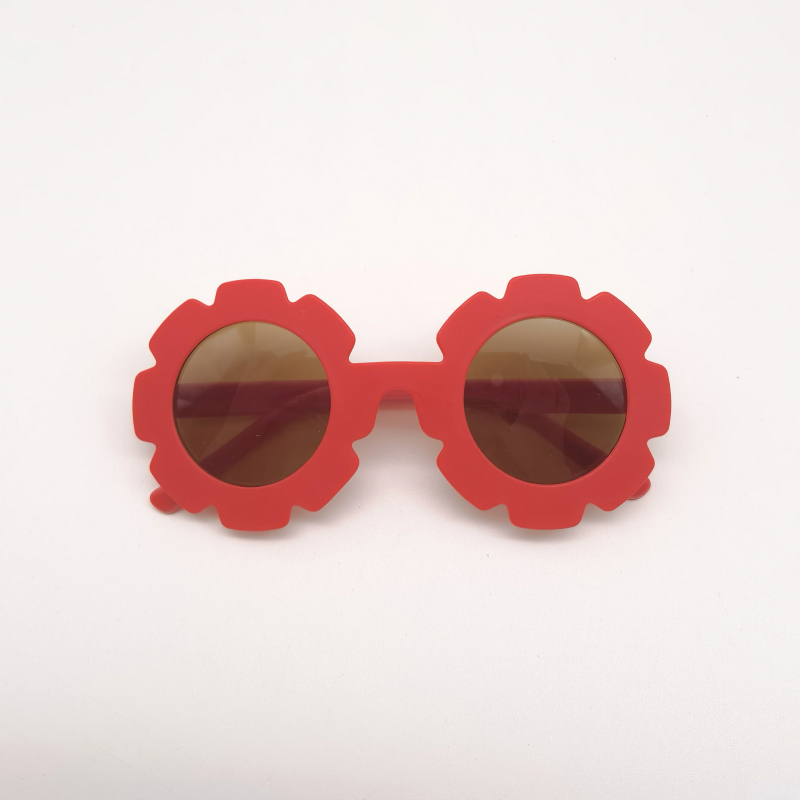 Bērnu saules brillēs ar apaļu rāmi, UV385 aizsardzība, PC lēcas un PC rāmis, nav polarizētas