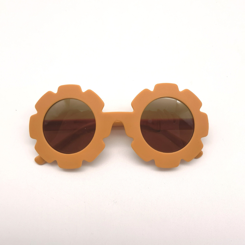 Bērnu saules brillēs ar apaļu rāmi, UV385 aizsardzība, PC lēcas un PC rāmis, nav polarizētas