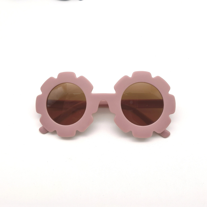 Bērnu saules brillēs ar apaļu rāmi, UV385 aizsardzība, PC lēcas un PC rāmis, nav polarizētas