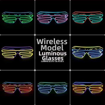 Bevieliai šviesūs akiniai – rekvizitas vakarėliams; Medžiaga: plastikas; Maitinimas: 2x1.5V AAA arba 2x7 baterijos (be baterijų); Logotipo spauda: įmanoma; Gamyba: pusiau rankinis ir pusiau mechaninis