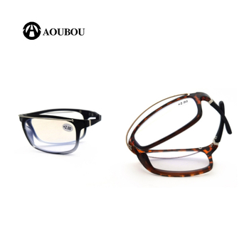 Lasīšanas brilles ar tērauda vadu saliekamu rāmi, rokassprādzes stila dizains, asfēriskas lēcas, pilns rāmis