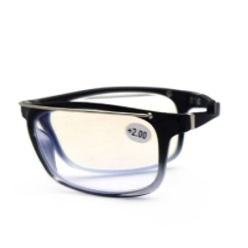 Lasīšanas brilles ar tērauda vadu saliekamu rāmi, rokassprādzes stila dizains, asfēriskas lēcas, pilns rāmis