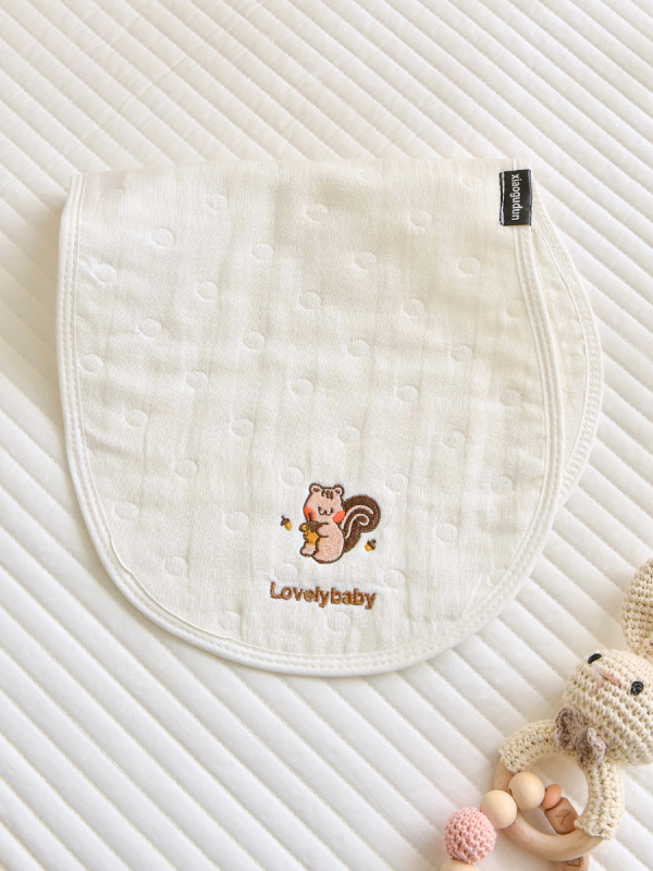 Prosop de eructație pentru bebeluși - bumbac 100%, absorbant, imprimeu desen animat, pentru nou-născuți 0-1 ani