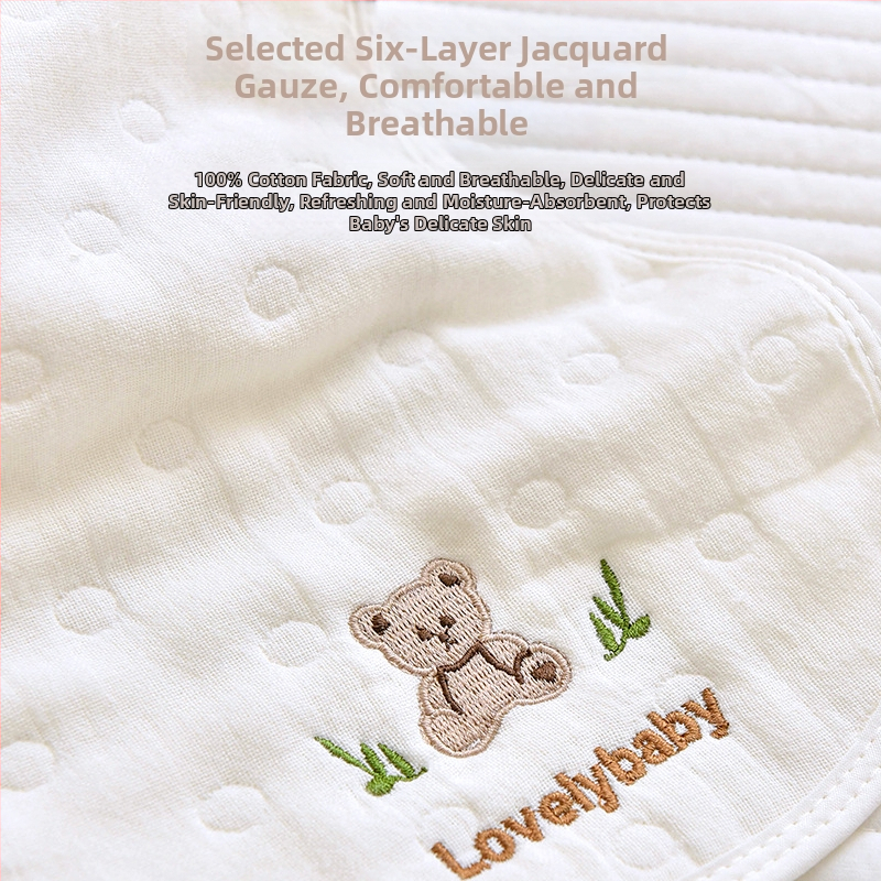 Prosop de eructație pentru bebeluși - bumbac 100%, absorbant, imprimeu desen animat, pentru nou-născuți 0-1 ani