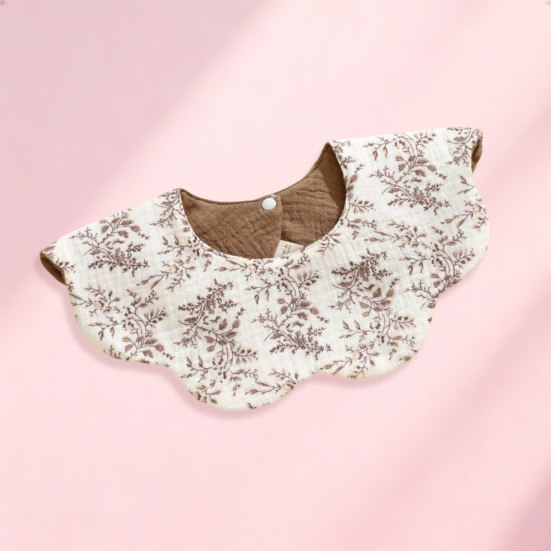 Baby Bib, Grade A Cotton Gauze, Soft Cartoon Pattern, Waterproof, for Infants and Toddlers (0-3 years)