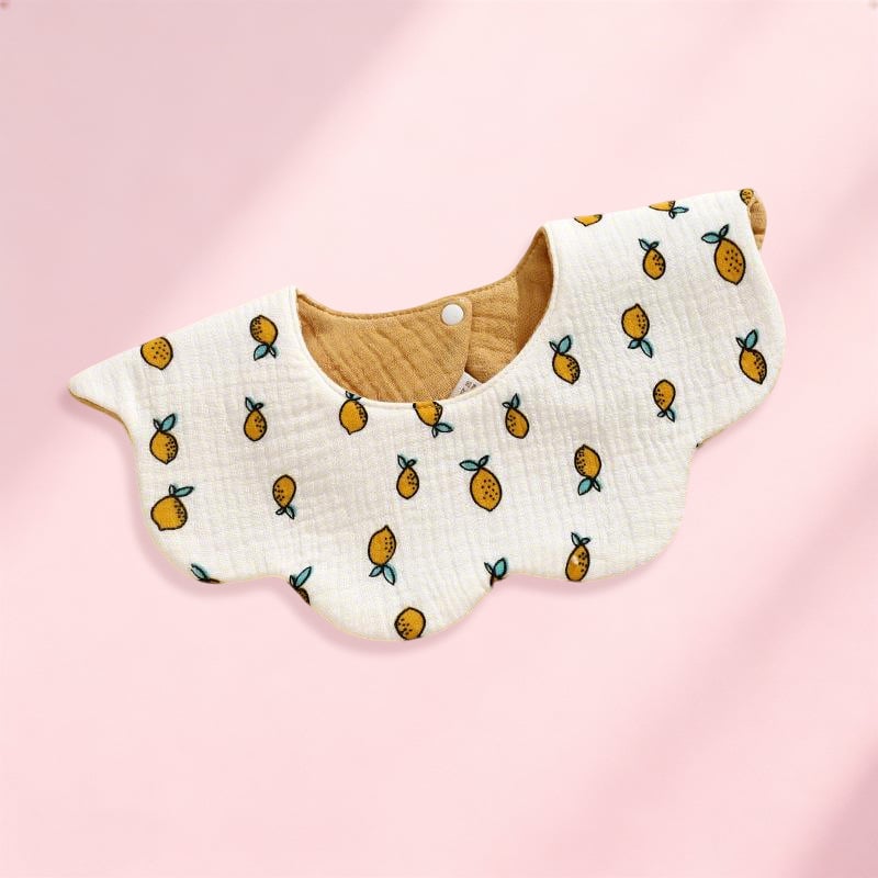 Baby Bib, Grade A Cotton Gauze, Soft Cartoon Pattern, Waterproof, for Infants and Toddlers (0-3 years)