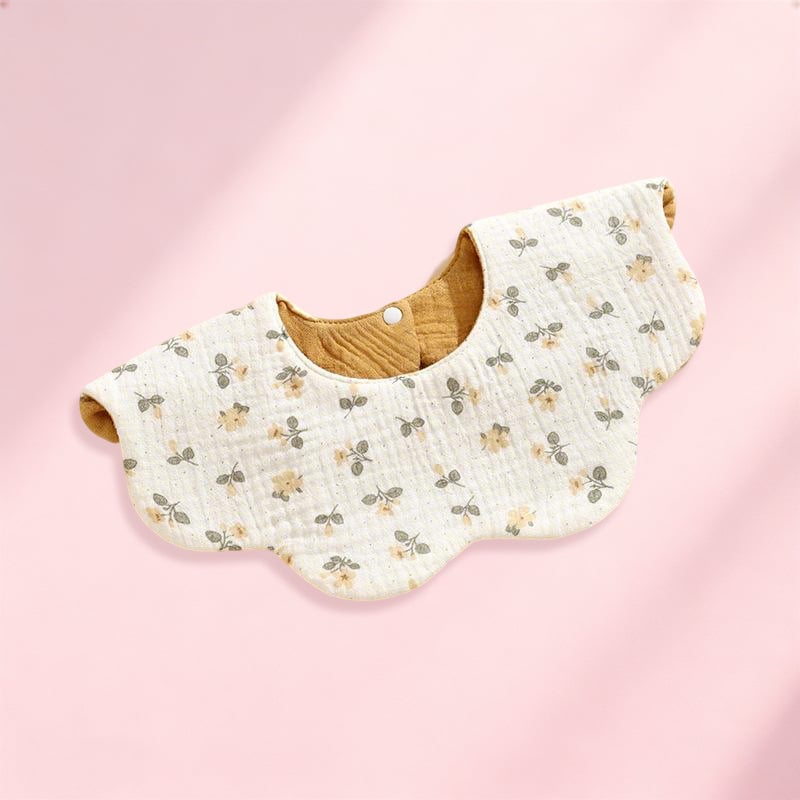 Baby Bib, Grade A Cotton Gauze, Soft Cartoon Pattern, Waterproof, for Infants and Toddlers (0-3 years)