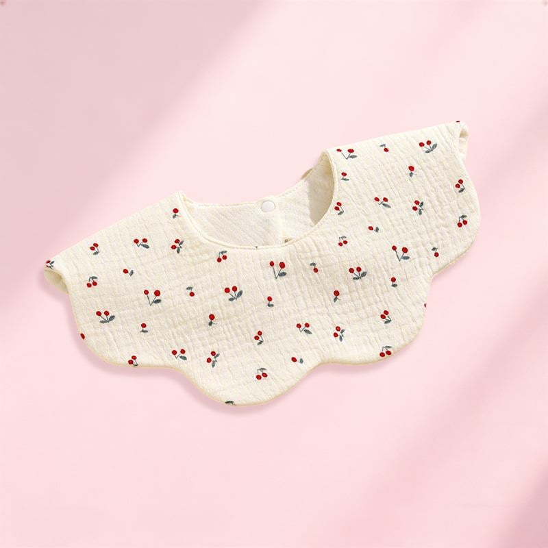 Baby Bib, Grade A Cotton Gauze, Soft Cartoon Pattern, Waterproof, for Infants and Toddlers (0-3 years)