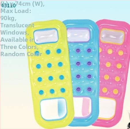 Pūšamais dubultais ūdens krēsls ar varavīksnes rakstu un gaisa spilvenu, no videi draudzīga PVC