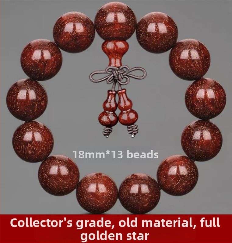 Unisex náramok s 108 korálkami z dreva malolistého zitanu, ruženec náramok, jar 2023 vydanie