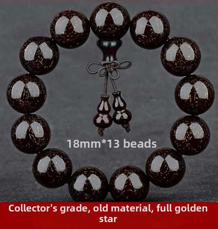 Unisex náramok s 108 korálkami z dreva malolistého zitanu, ruženec náramok, jar 2023 vydanie