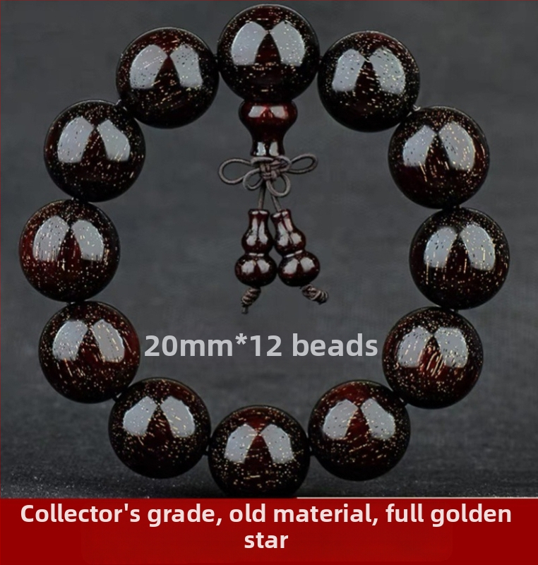 Unisex náramok s 108 korálkami z dreva malolistého zitanu, ruženec náramok, jar 2023 vydanie