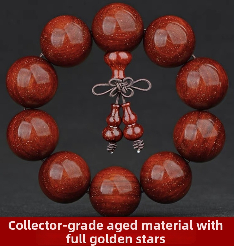 Unisex náramok s 108 korálkami z dreva malolistého zitanu, ruženec náramok, jar 2023 vydanie