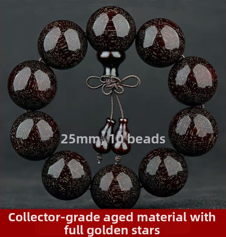 Unisex náramok s 108 korálkami z dreva malolistého zitanu, ruženec náramok, jar 2023 vydanie