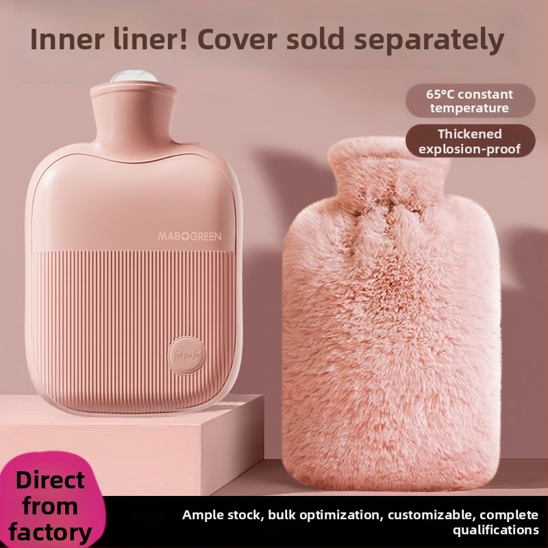 Ūdens piepildāms siltuma maisiņš roku apkurei, augstas blīvums PVC, 500 g, piemērots viduklim/abdominam/kājām/pleciem/kaklam/rokām, karsts un auksts lietojums, pielāgošana