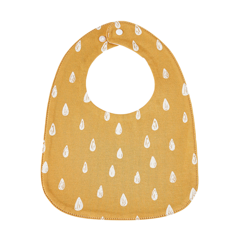Bavetă impermeabilă pentru bebeluși, în formă U, din bumbac, pentru 0–3 ani