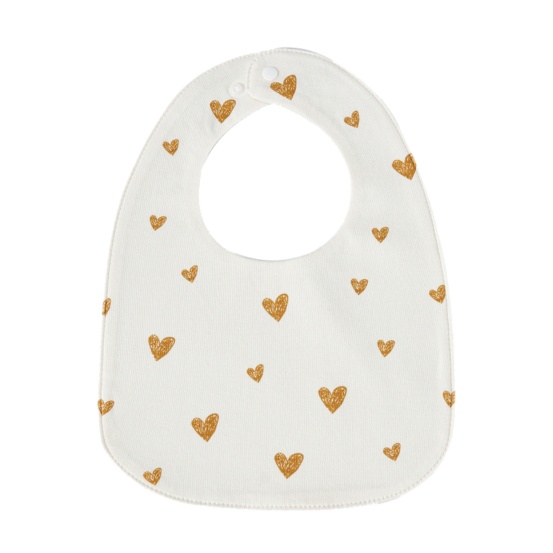 Bavetă impermeabilă pentru bebeluși, în formă U, din bumbac, pentru 0–3 ani