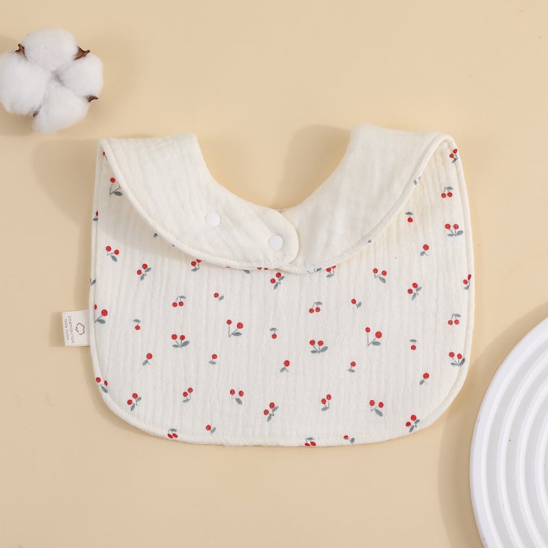 Șal triunghiular pentru bebeluți, 95% bumbac, imprimeu, absorbant, pentru nou-născuți până la 12 luni, Primăvara 2025