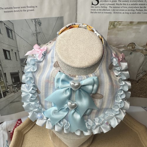 Miss Puss Cartoon model – Colier-bib pentru câini și pisici, material bumbac-poliester, utilizare generală, toate anotimpurile