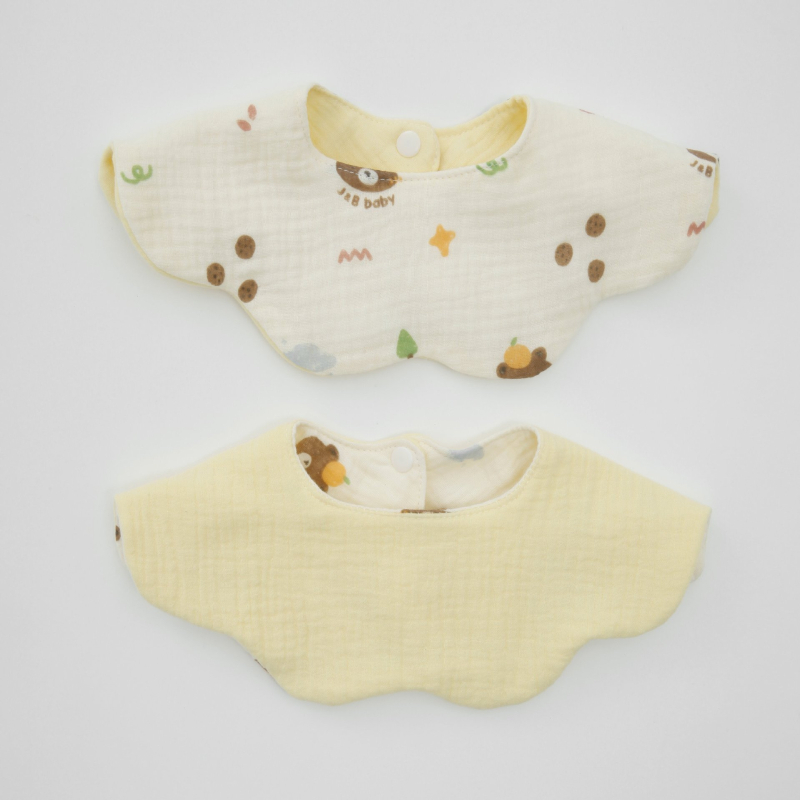 Dječja pamučna šestostruka dvostranska gazica, mekana i upijajuća za dojenčad i malu djecu