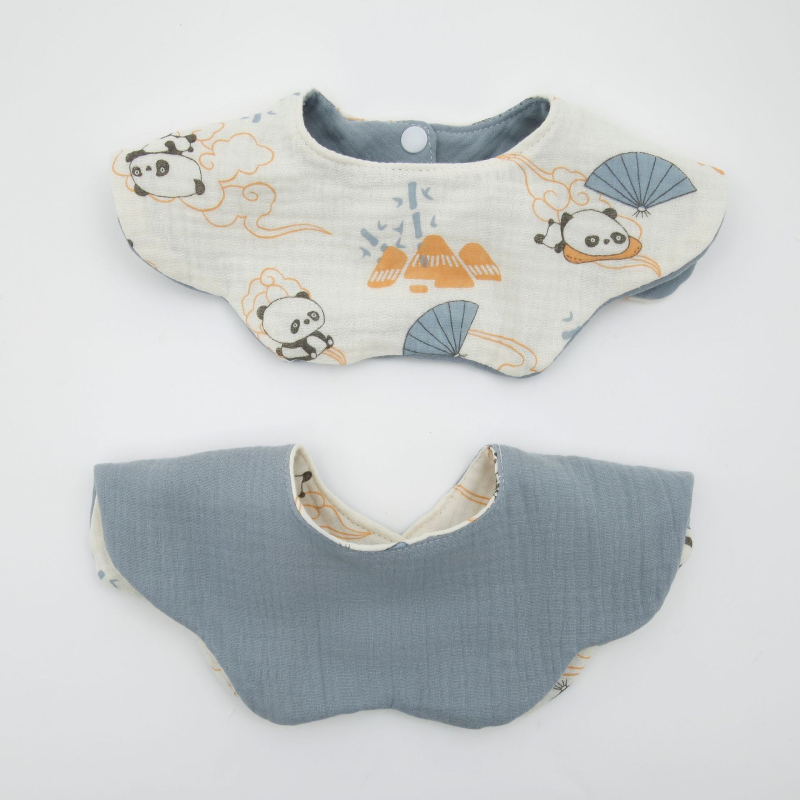 Dječja pamučna šestostruka dvostranska gazica, mekana i upijajuća za dojenčad i malu djecu