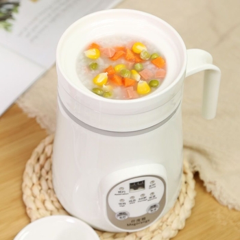 Keraminė sveikatingumo arbatinė vienai šaliai MK-C66, talpa iki 1 L, 220V, 85W, KSD termostatas su mygtuko valdymu