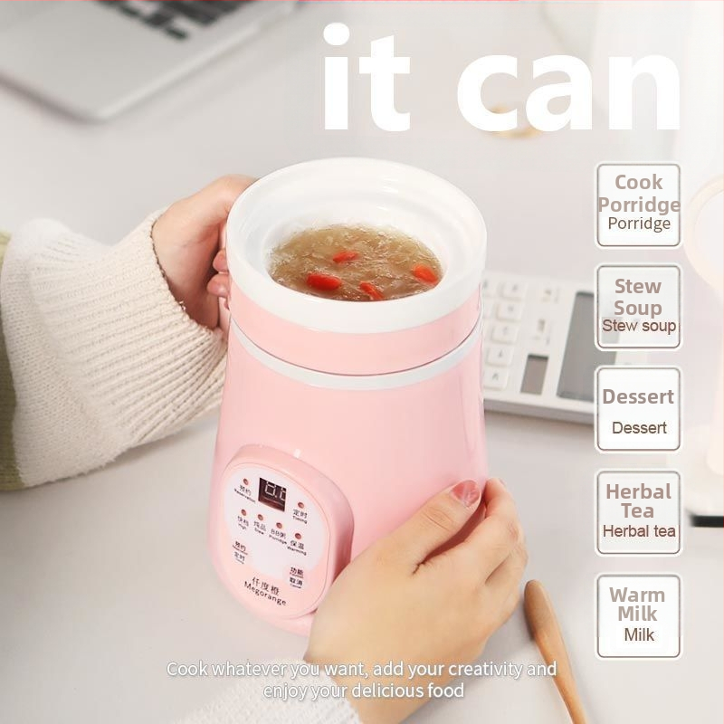 Keraminė sveikatingumo arbatinė vienai šaliai MK-C66, talpa iki 1 L, 220V, 85W, KSD termostatas su mygtuko valdymu