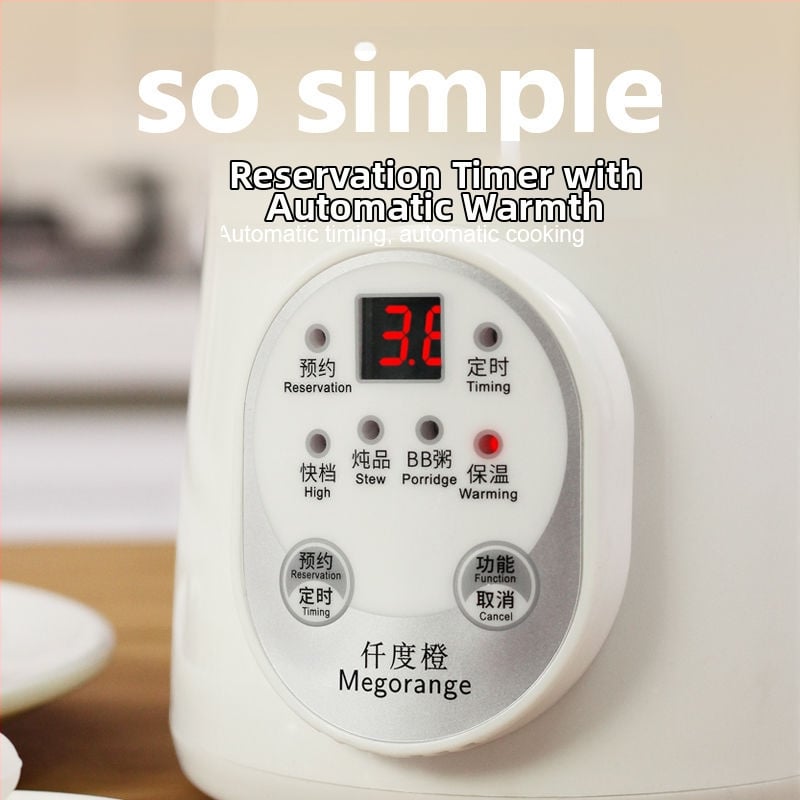 Keraminė sveikatingumo arbatinė vienai šaliai MK-C66, talpa iki 1 L, 220V, 85W, KSD termostatas su mygtuko valdymu