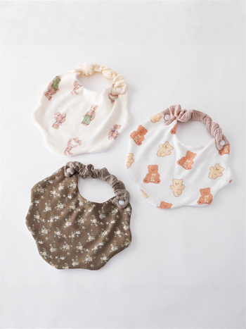 Pamukov salivni šal za bebe, anti-zašpljineje mrlja, unisex, za bebe 0–12 mjeseci, uzor crtani/cvjetni