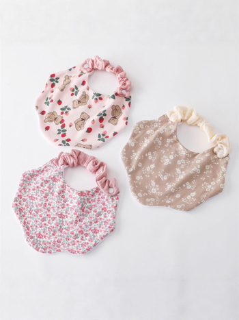 Pamukov salivni šal za bebe, anti-zašpljineje mrlja, unisex, za bebe 0–12 mjeseci, uzor crtani/cvjetni