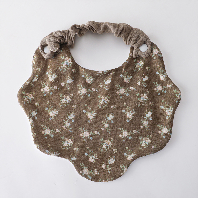 Pamukov salivni šal za bebe, anti-zašpljineje mrlja, unisex, za bebe 0–12 mjeseci, uzor crtani/cvjetni