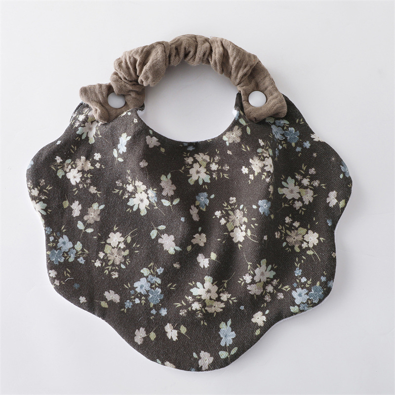 Pamukov salivni šal za bebe, anti-zašpljineje mrlja, unisex, za bebe 0–12 mjeseci, uzor crtani/cvjetni