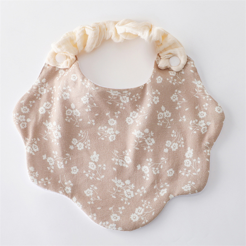 Pamukov salivni šal za bebe, anti-zašpljineje mrlja, unisex, za bebe 0–12 mjeseci, uzor crtani/cvjetni