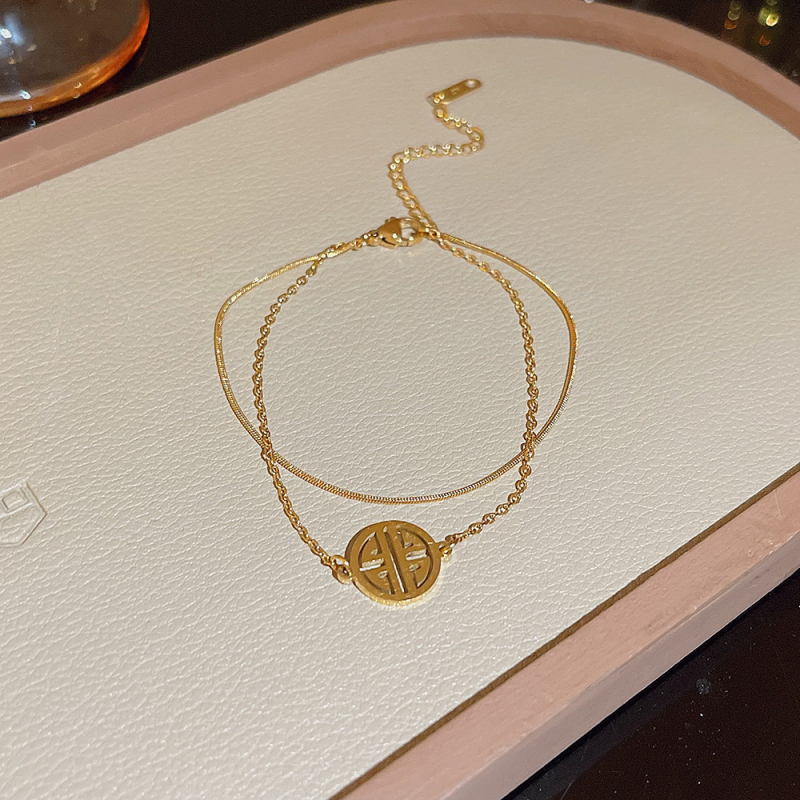 Brățară pentru femei din oțel de titan, cu motiv inimă și fluture — de înaltă clasă, placare electroplată, bijuterii de modă elegante, cadou pentru călătorii